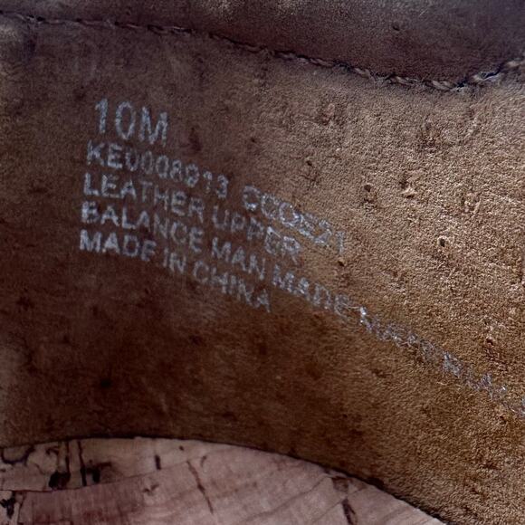 WMNS Kork-Ease Leather Upper Slide-On Shoes "Peyton" Loafer 10M Turquoise CC0E21 - Picture 8 of 10